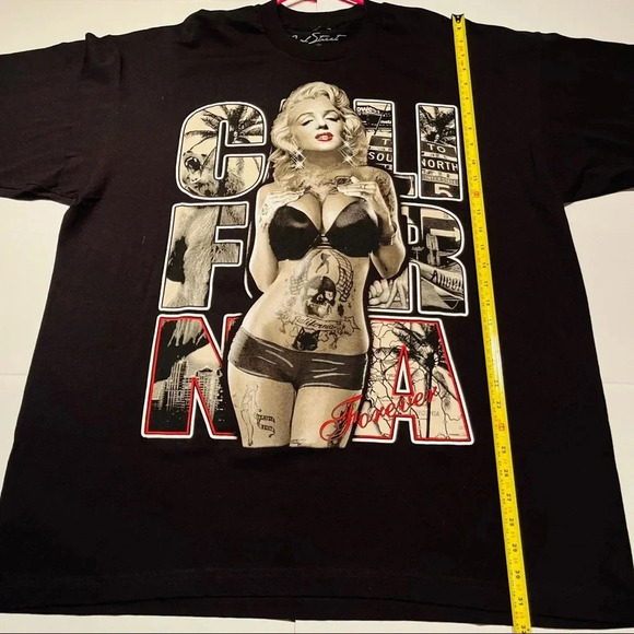 Real Street Men’s T-Shirt Marylyn Monroe size 2XL - Picture 6 of 6